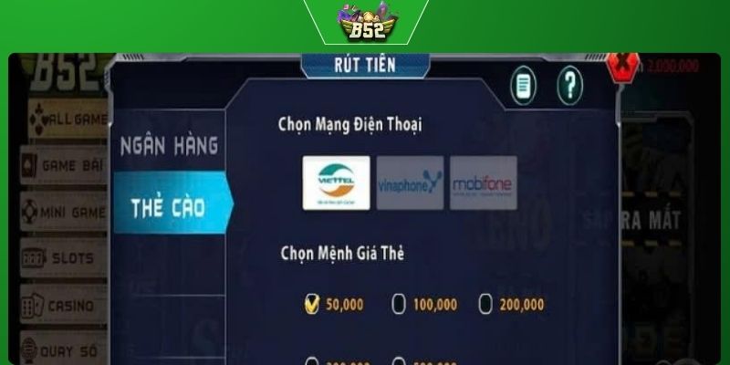 Đảm bảo số dư tối thiểu theo từng phương thức