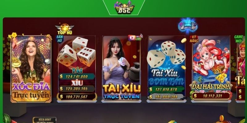 Kho game đa dạng bắt kịp xu hướng tại B52 CLUB